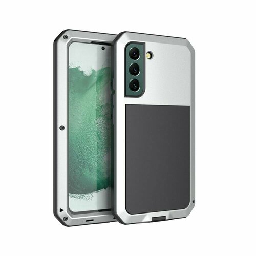 Ударопрочный чехол LunaTik Taktik Extreme для Samsung Galaxy S22, цвет Silver ударопрочный чехол lunatik taktik extreme для samsung galaxy s21 ultra цвет satin red