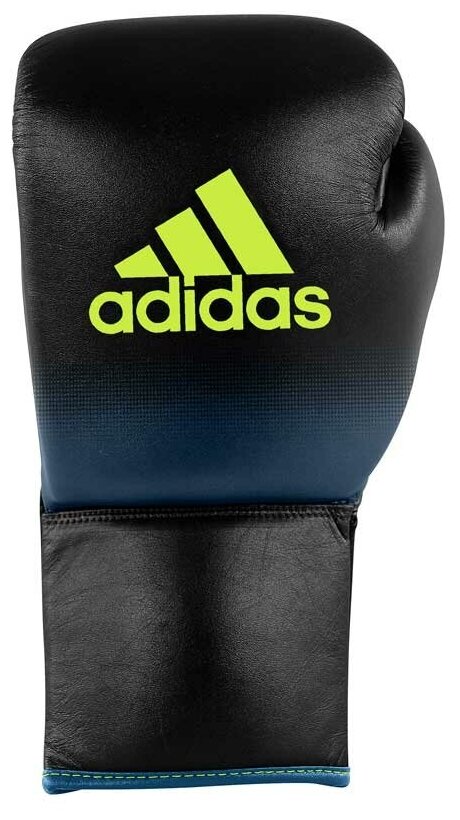Перчатки боксерские Glory Professional черно-синие (вес 10 унций XL)