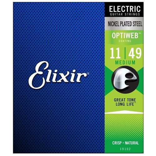 ELIXIR 19102 Струны для электрогитары струны для электрогитары 9 42 elixir 19002 optiweb