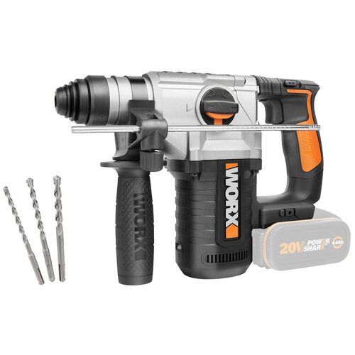 Перфоратор аккумуляторный Worx WX392.9, без аккумулятора20 Вт перфоратор аккумуляторный worx wx392