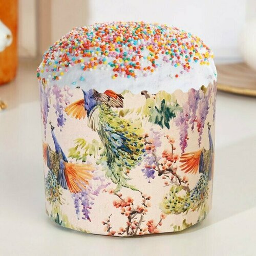 Форма бумажная для кекса маффинов и кулича Павлины 70х60мм 2000 шт 40295₽