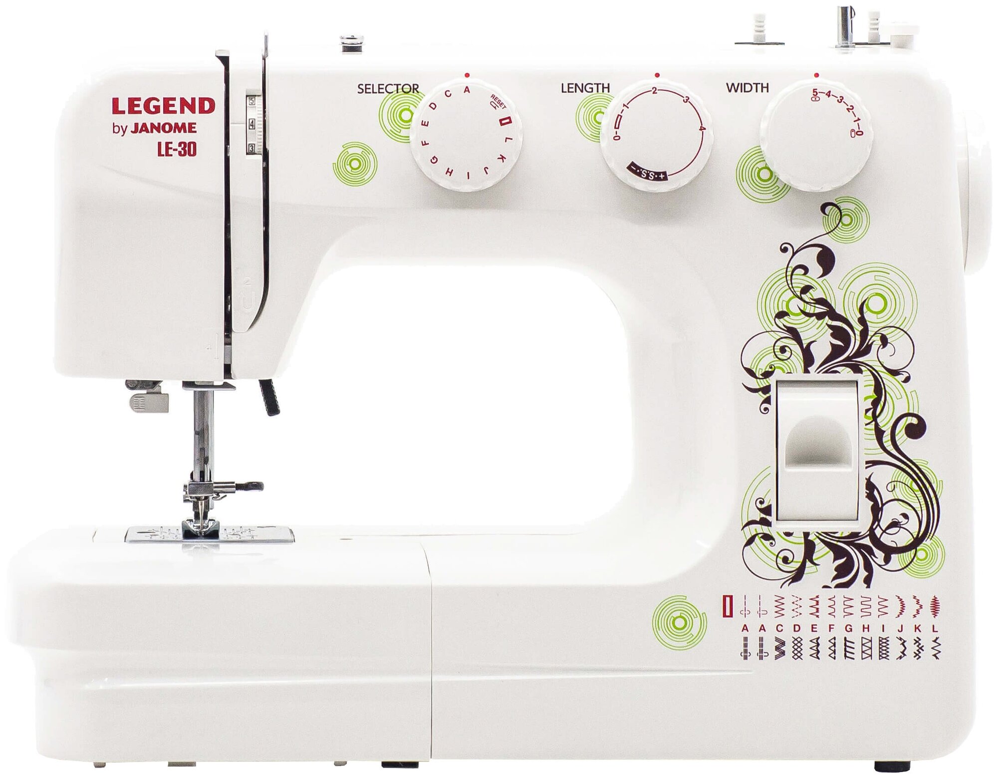 Швейная машина Janome Legend LE-30, белый