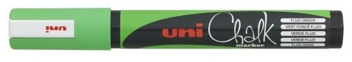 Uni Mitsubishi Pencil Маркер меловой флуоресцентный Chalk (PWE-5M), зеленый