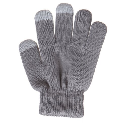 фото Теплые перчатки для сенсорных дисплеев activ детские grey 12