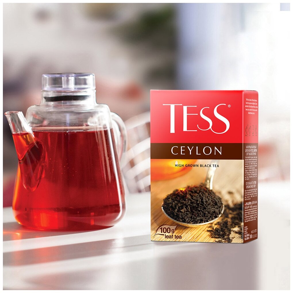 Чай черный Tess Ceylon 100г - фото №4