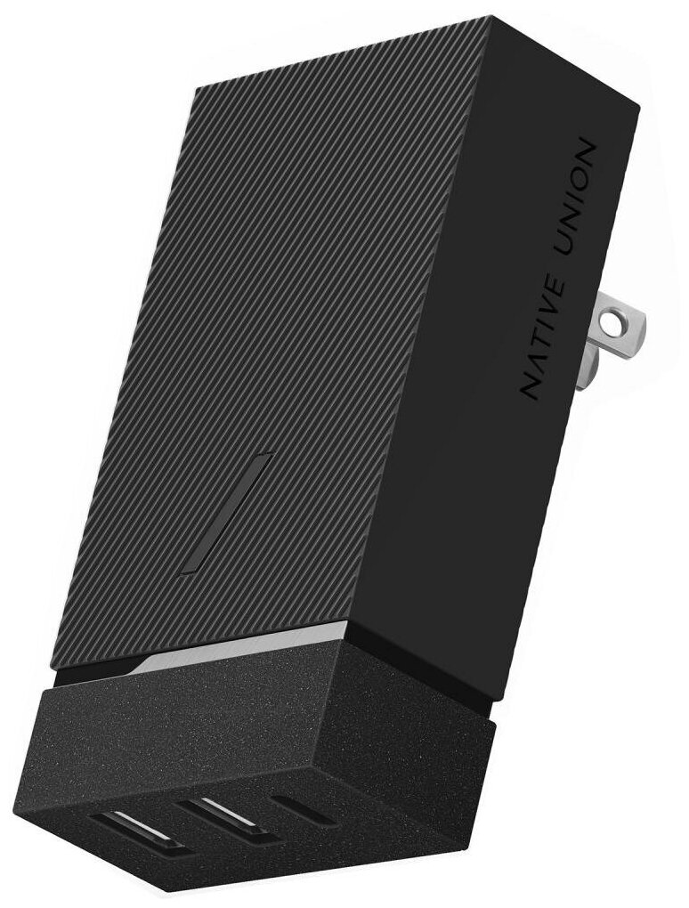 Зарядное устройство Native Union Smart Hub, серый (PD-45W-SLATE-INT)