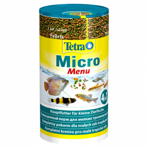 Tetra Micro Menu корм для мелких видов рыб