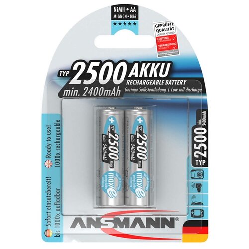 фото Аккумулятор aa - ansmann maxe 2500mah bl2 (2 штуки) 5035432-ru / 17258