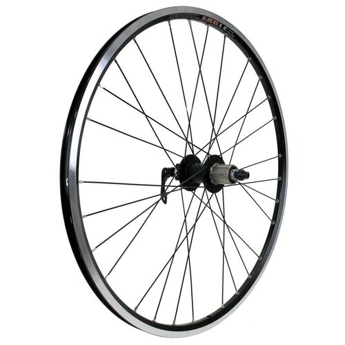 фото Колесо 26' заднее двойной черн обод, втулка алюм. под кас, на пром, эксцен/630030 stels