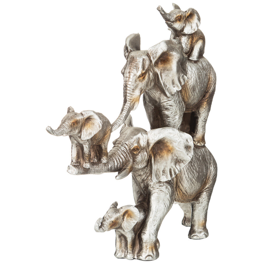 Фигурка декоративная пять слонов 22,8х7,2х21,3см (182101)
