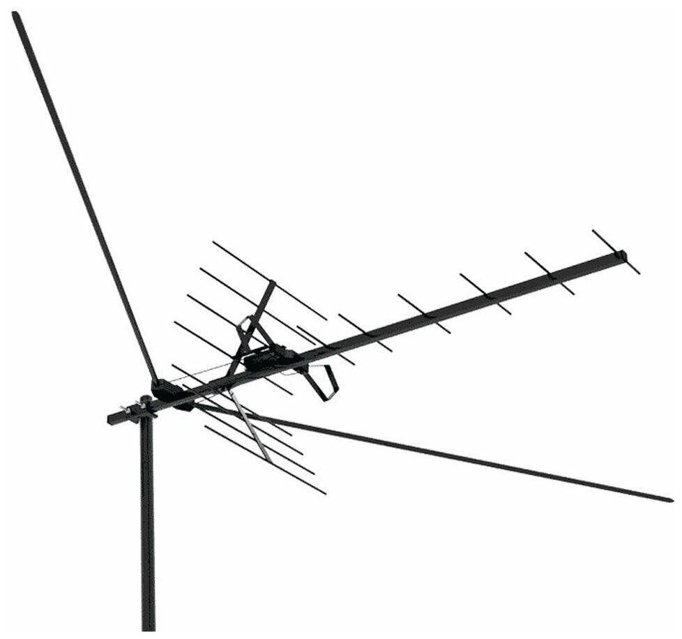 Антенна уличная GAL AN-830a/y Супер Дачник, DVB-T2, активная, для цифрового ТВ