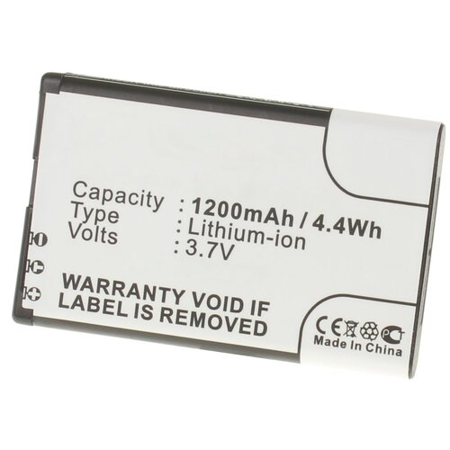 фото Аккумулятор ibatt ib-u3-m307 1200mah для nokia c3-01 (touch and type), 5220, 6303, 6730, 6303 classic illuvial, c5, 3720, 6730, для texet tn-606,