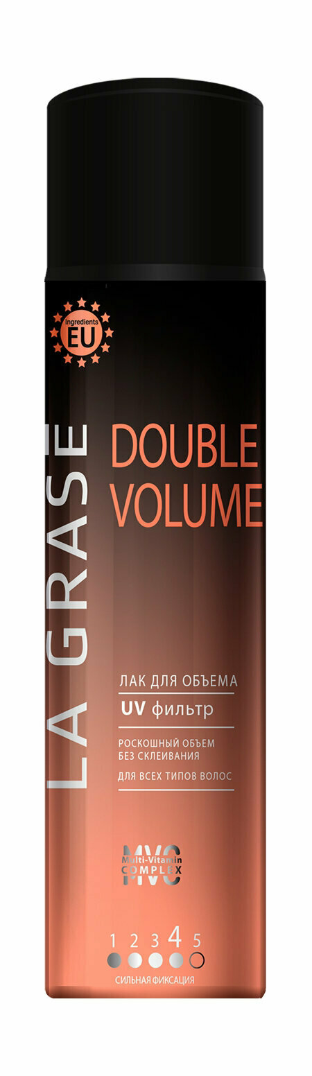 LA GRASE Лак для волос Double Volume, 75 мл