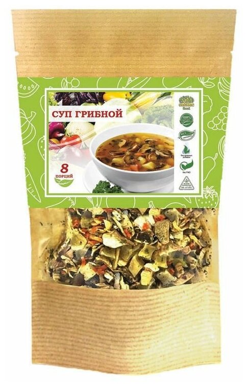 Organic Food Суп грибной, 100 гр