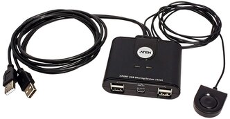 USB Переключатель ATEN US224 / US224-AT, 2-портовый USB 2.0 коммутатор для 4-х перифери... ATEN US224-AT