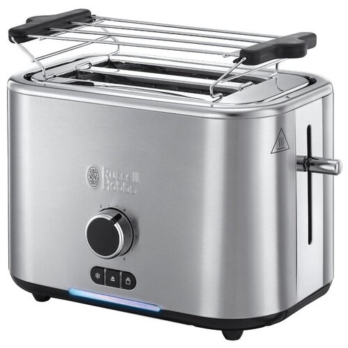 99018147248 тостер russell hobbs 23380 56 elegance toaster серебристый Тостер Russell Hobbs 24140-56, серебристый