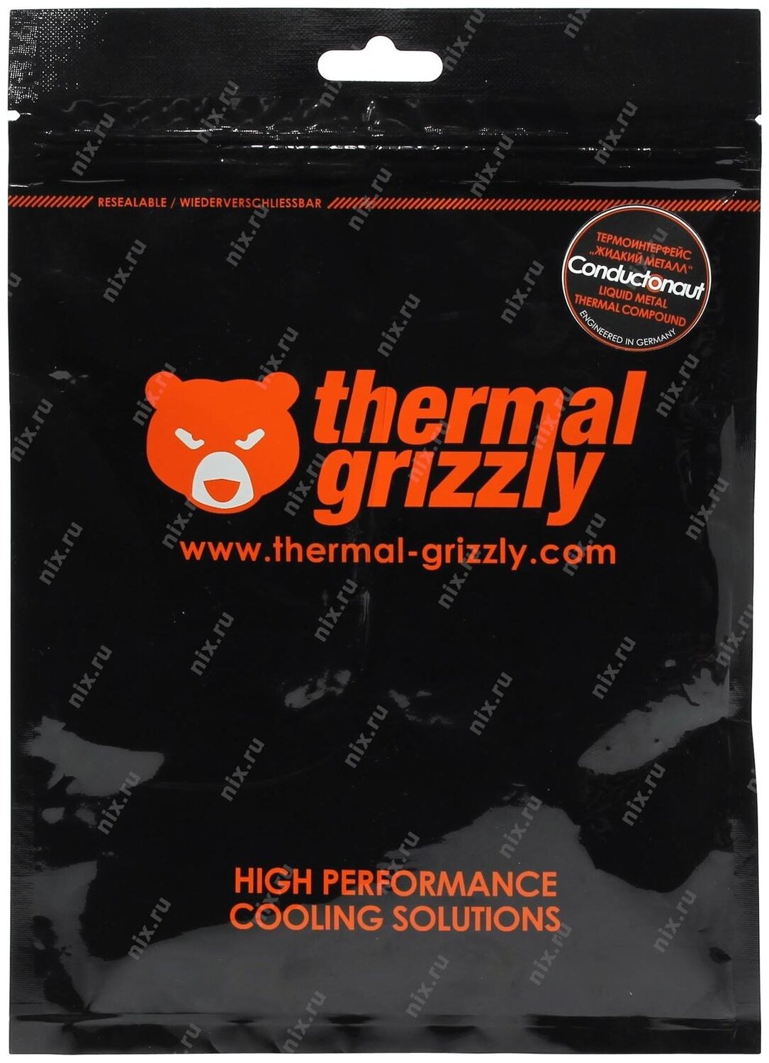 Жидкий металл Thermal Grizzly Conductonaut, шприц, 5 г - фото №2