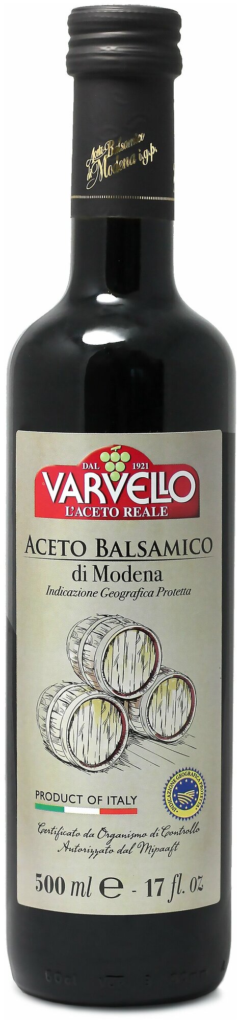 Уксус бальзамический Varvello из Модены 6% 500 мл