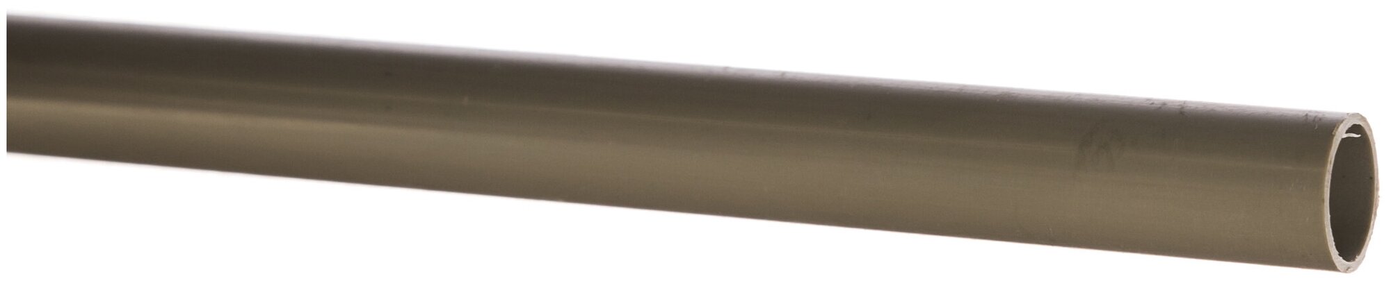 Гладкая жесткая труба ЭРА ПВХ серый d 16мм 2м Б0037545 15981790 - фотография № 1