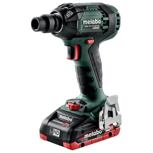 Аккумуляторный гайковерт Metabo SSW 18 LTX 300 BL 4.0Ач х2 кейс, 4 А·ч