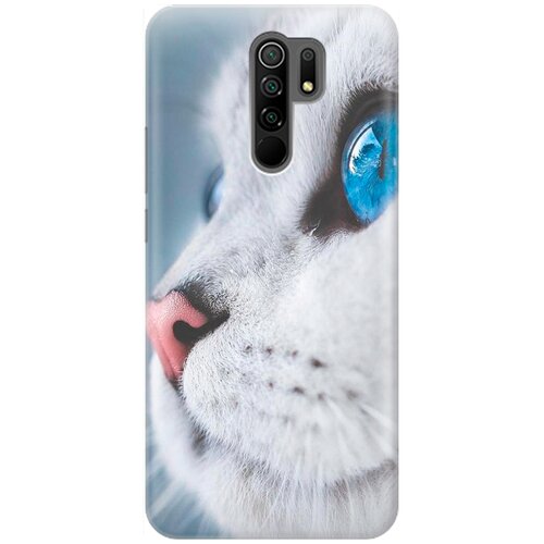 фото Силиконовый чехол на xiaomi redmi 9 / сяоми редми 9 с принтом "кошачий взгляд" gosso