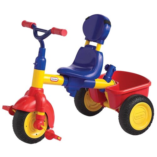 Трехколесный велосипед Little Tikes 618277, желтый/синий/красный