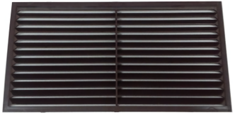 Вентиляционная решетка ERA 1122С 113 x 217 мм коричневый