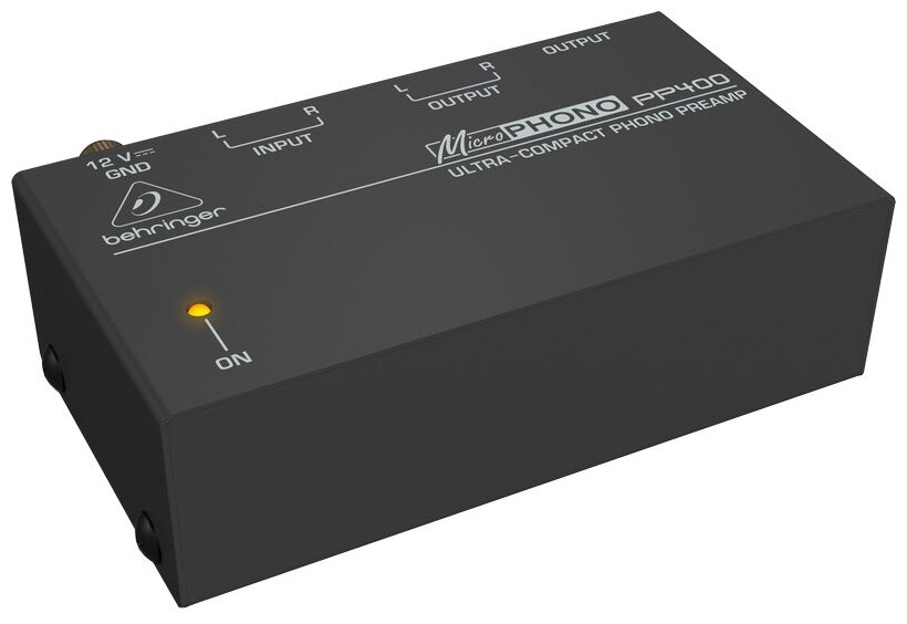 Фонокорректор стерео BEHRINGER MICROPHONO PP400