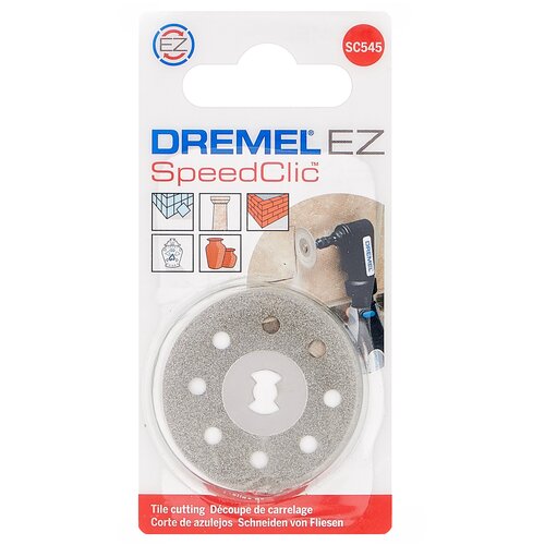 Набор насадок Dremel Алмазный отрезной круг SC545 круг отрезной dremel sc456b 2615s456jd