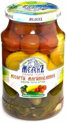 Ассорти маринованное кабачки, черри, огурцы МеленЪ, 900 г