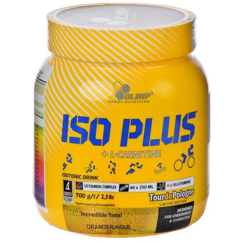 Изотоник Olimp Sport Nutrition Iso Plus Powder апельсин 700 г 1 шт. изотоник geon iso fuel carnitin апельсин 300 г 1 шт