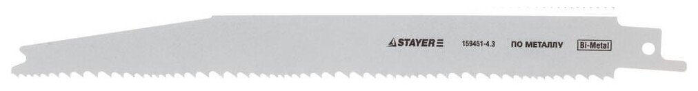 Полотно STAYER "PROFI" S345XF к саб эл. ножов Bi-Met, дер с гвозд, лист мет, Al проф 3-18мм, пласт, стеклопл,200/2,1-4,3мм