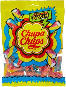 Фото Жевательный мармелад Chupa Chups Sour Tubes Mini ассорти