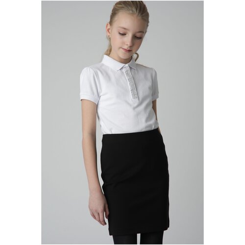 фото Поло gulliver, размер 170, белый