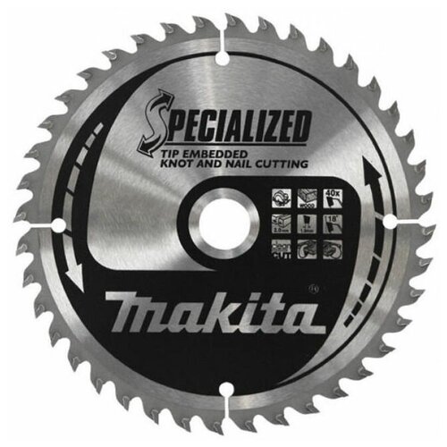 фото Диск пильный makita premium ф185х30х2мм, 40зуб д\дерева