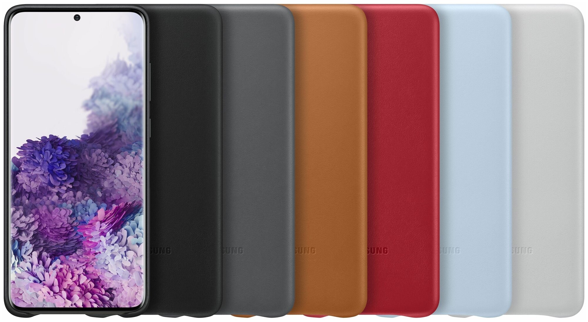 Чехол (клип-кейс) SAMSUNG Leather Cover, для Samsung Galaxy S20+, серебристый [ef-vg985lsegru] - фото №4