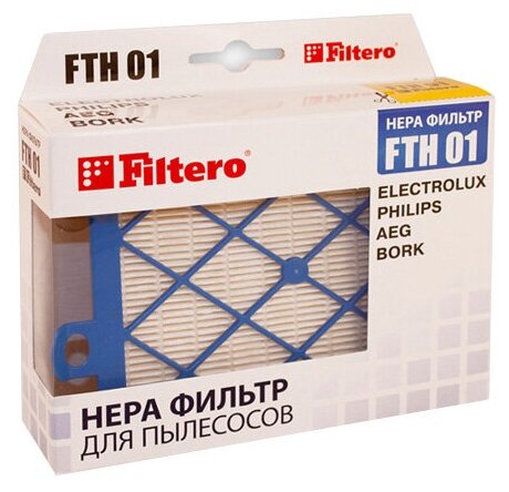 Фильтр для пылесоса Filtero FTH 01 Hepa фильтр для Electrolux, Phili FTH 01 Hepa .