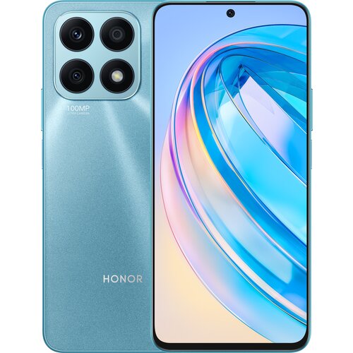 смартфон honor 30s 6 128 гб ru dual nano sim полночный черный Смартфон HONOR X8A 6/128 ГБ RU, Dual nano SIM, Cyan Lake