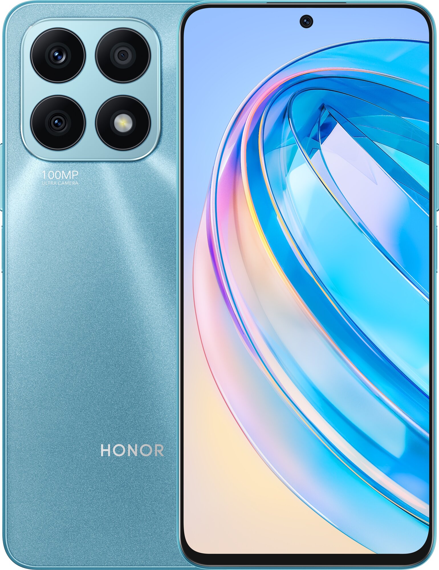 Смартфон HONOR X8A 6/128 ГБ Global, Dual nano SIM, Cyan Lake