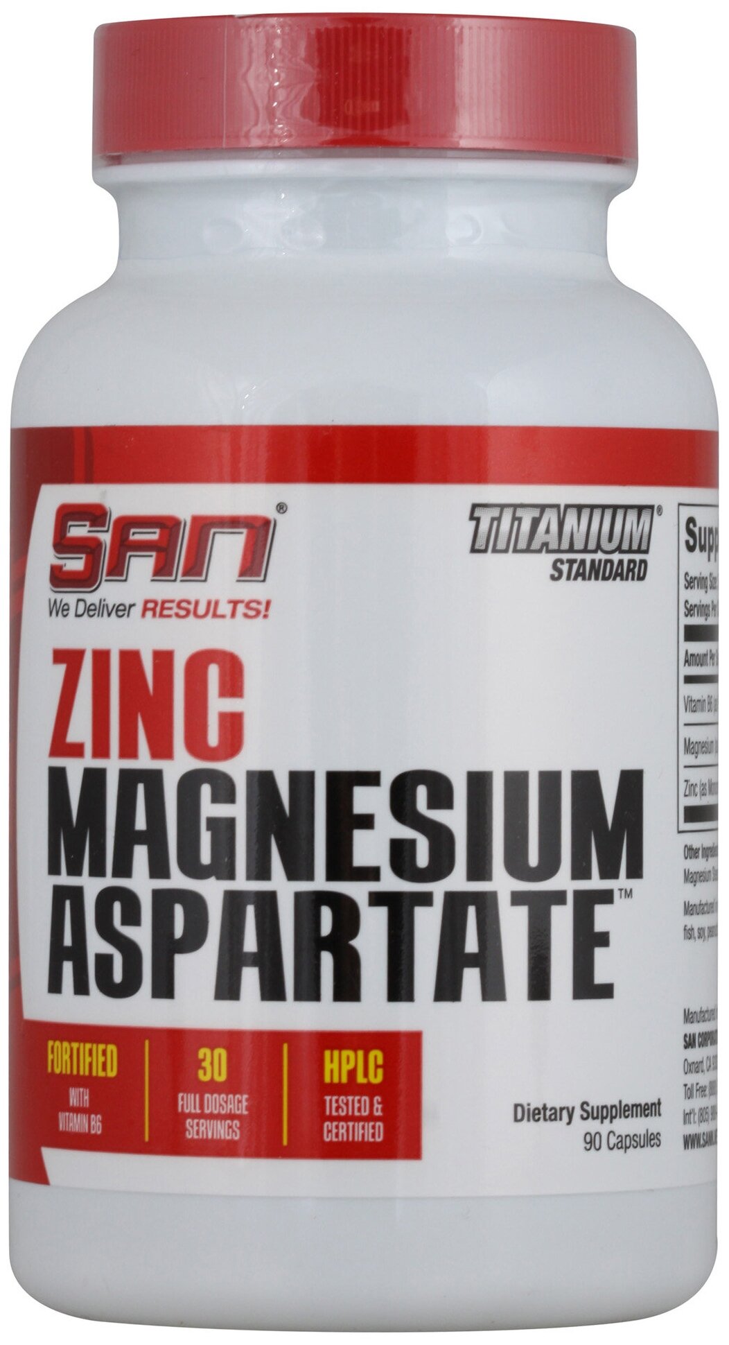 Zinc Magnesium Aspartate, 90 капсул