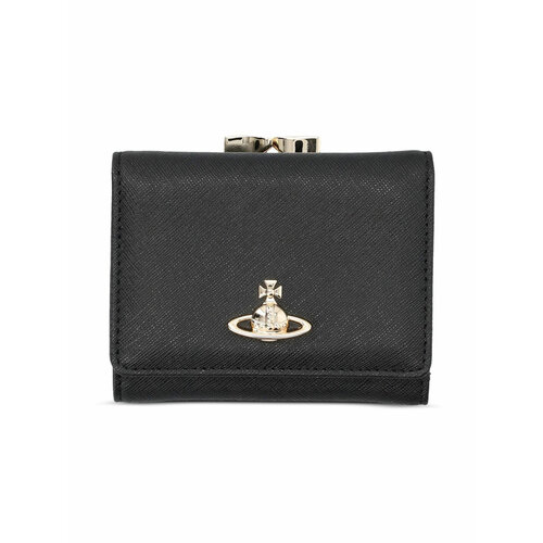 Кошелек Vivienne Westwood фактура гладкая черный 37605₽