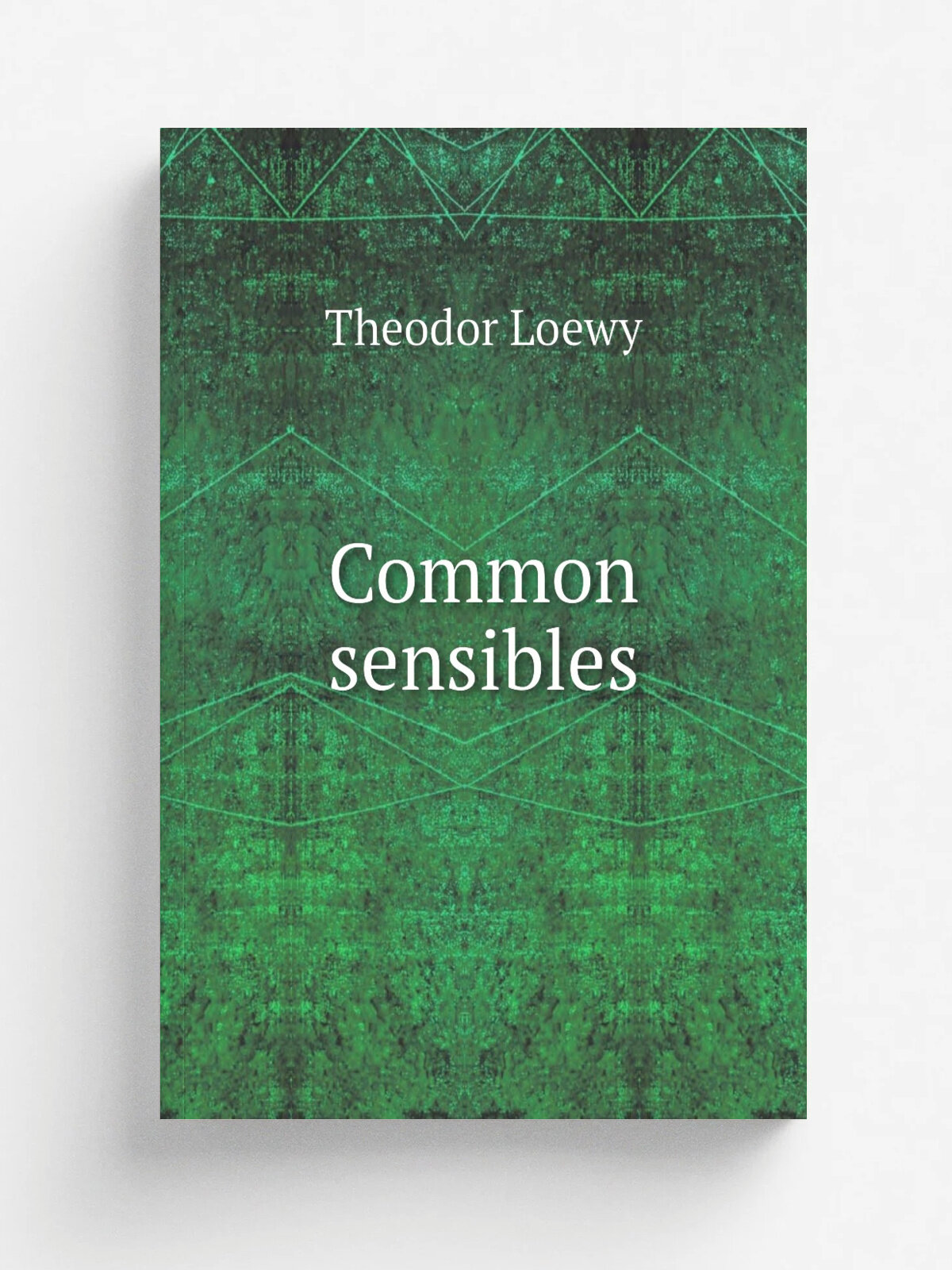 Common sensibles | Theodor Loewy | 1884 | Leipzig Th. Grieben | Репринт