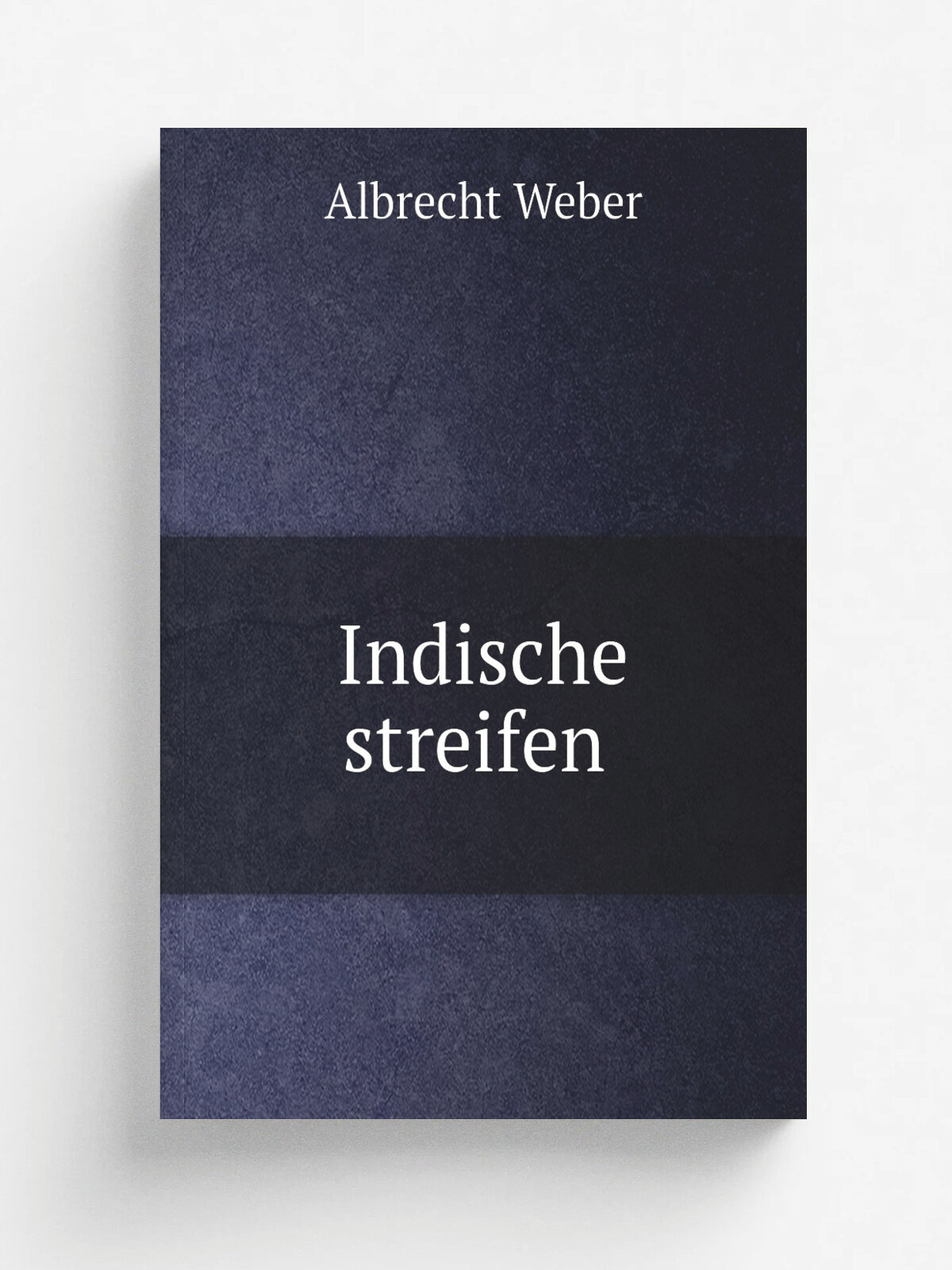Indische streifen | Albrecht Weber | 1868 | Berlin, Nicolai; . etc, etc. | Репринт