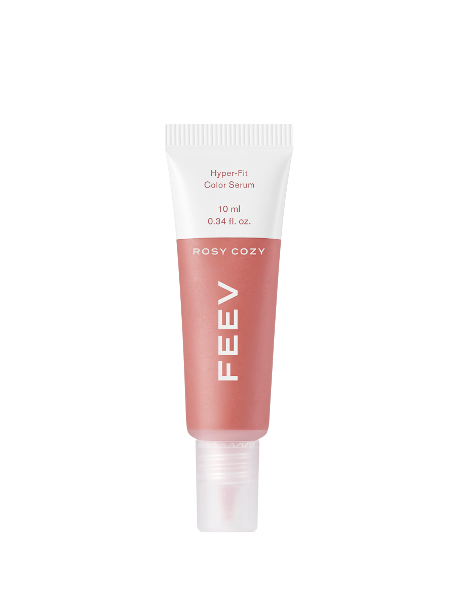 Цветная сыворотка-румяна в нежном розовом оттенке FEEV Hyper-Fit Color Serum Rosy Cozy Mini