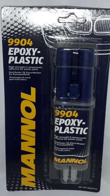 9904 MANNOL EPOXY PLASTIC 30 гр. Клей для пластмасс