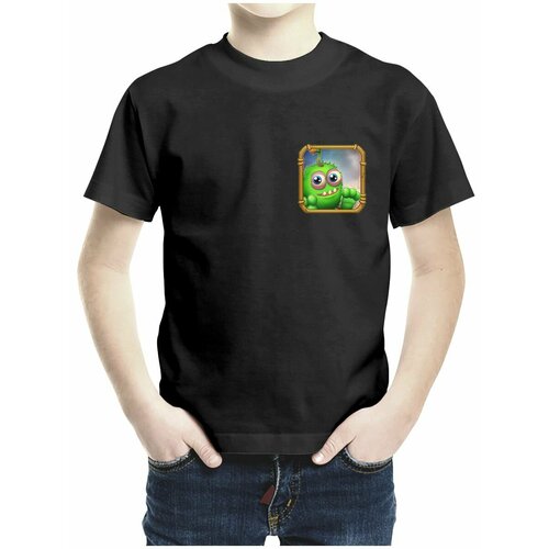 фото Футболка каждому своё, размер 128, черный