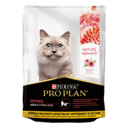 PRO PLAN Nature Elements 200 г сухой корм для взрослых стерилизованных кошек и кастрированных котов, с высоким содержанием курицы