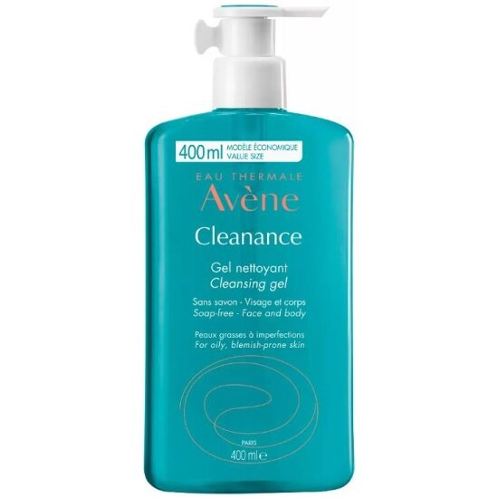 Очищающий гель для лица Avene Cleanance матирующий, 400 мл