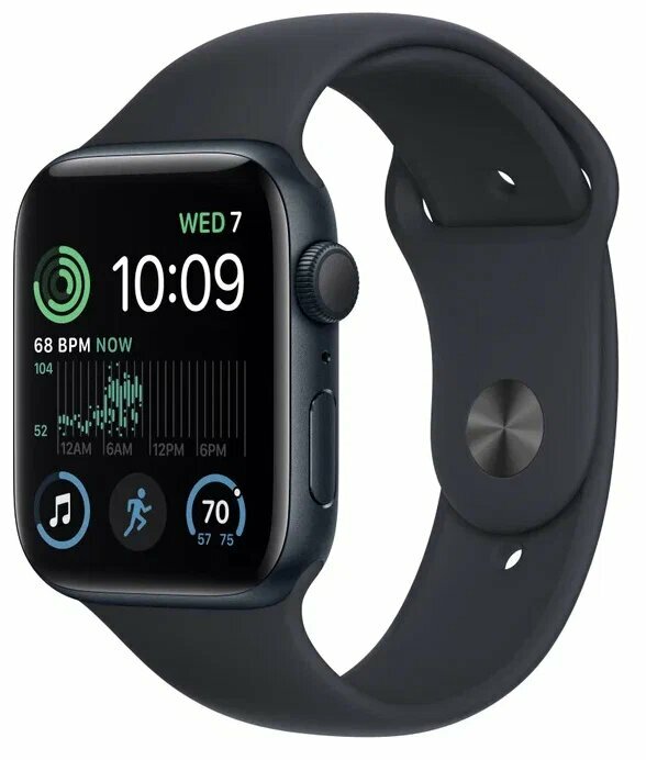 Умные часы Apple Watch Series SE Gen 2 40 мм Aluminium Case GPS, midnight Sport Band