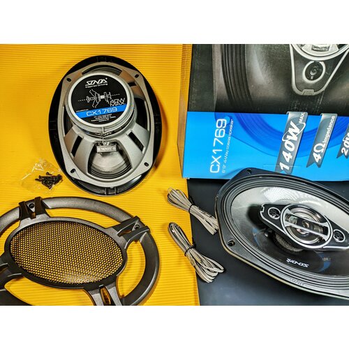 Автомобильные динамики Овалы Овал 16х24 См 6х9 Дюйм 140W Комплект из 2 штук Коаксиальная акустика 4-х полосная 659900₽